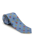 Blue Slipper Design Best of Class FIH Tie | Robert Talbott Spring 2017 Collection | Sam's Tailoring