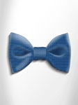 Sky and Black Polka Dot Silk Bow Tie | Italo Ferretti Spring Summer Collection | Sam's Tailoring