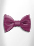 Fuchsia and Black Polka Dot Silk Bow Tie | Italo Ferretti Spring Summer Collection | Sam's Tailoring