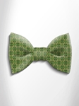 Green Patterned Silk Bow Tie | Italo Ferretti Spring Summer Collection | Sam's Tailoring