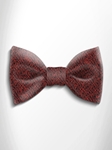 Red and Black Patterned Silk Bow Tie | Italo Ferretti Spring Summer Collection | Sam's Tailoring