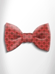 Orange and Red Patterned Silk Bow Tie | Italo Ferretti Spring Summer Collection | Sam's Tailoring