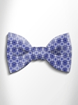 Sky Blue and Blue Patterned Silk Bow Tie | Italo Ferretti Spring Summer Collection | Sam's Tailoring