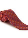 Orange With Multi Colored Diamond Best of Class Tie | Spring/Summer Collection | Sam's Tailoring Fine Men Clothing