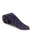 Navy With Green & Pink Academy Best of Class Tie | Spring/Summer Collection | Sam's Tailoring Fine Men Clothing