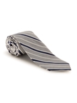 Gray, Navy and White Heritage Best of Class Tie | Spring/Summer Collection | Sam's Tailoring Fine Men Clothing