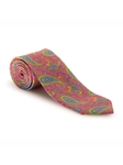 Pink, Green and Blue Paisley Best of Class Tie | Spring/Summer Collection | Sam's Tailoring Fine Men Clothing