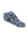 Grey, Navy, Sky and Ruby Paisley Best of Class Tie | Spring/Summer Collection | Sam's Tailoring Fine Men Clothing