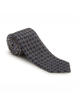 Blue and Gold Carmel Print Best of Class Tie | Spring/Summer Collection | Sam's Tailoring Fine Men Clothing