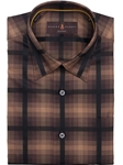 Brown and Black Plaid Anderson Classic Fit Sport Shirt | Robert Talbott Spring 2017 Collection  | Sam's Tailoring Fine Men Clothing