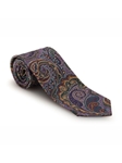 Purple Yarn Dyed Overprint Seven Fold Tie | Seven Fold Fall Ties Collection | Sam's Tailoring Fine Men Clothing