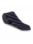 Brown, Blue and Sky Stripe Estate Tie | Robert Talbott Estate Ties Collection | Sam's Tailoring