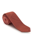 Orange and Purple Geometric British Mogador 7 Fold Tie | 7 Fold Ties Collection | Sam's Tailoring Fine Men Clothing