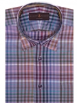 Multi Colored Plaid Howard Tailored Sport Shirt | Robert Talbott Sport Shirts Collection  | Sam's Tailoring Fine Men Clothing