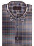 Multi Color Check Estate Sutter Classic Dress Shirt | Robert Talbott Fall Dress Collection | Sam's Tailoring Fine Men Clothing