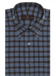 Denim and Chocolate Twill Check Estate Dress Shirt | Robert Talbott Fall Dress Collection | Sam's Tailoring Fine Men Clothing