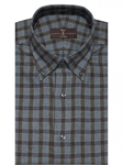 Sage and Chocolate Twill Check Estate Dress Shirt | Robert Talbott Fall Dress Collection | Sam's Tailoring Fine Men Clothing