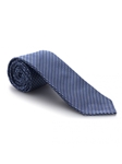 Sky & Blue Pattern on Black Background 7 Fold Tie | 7 Fold Ties Collection | Sam's Tailoring Fine Men Clothing