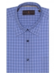 Blue Check Anderson II Classic Fit Sport Shirt | Robert Talbott Sport Shirts Collection  | Sam's Tailoring Fine Men Clothing