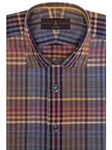 Multi Color Plaid Crespi IV Tailored Fit Sport Shirt | Robert Talbott Sport Shirts Collection  | Sam's Tailoring Fine Men Clothing