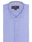 Blue and White Stripe Crespi IV Tailored Sport Shirt | Robert Talbott Sport Shirts Collection  | Sam's Tailoring Fine Men Clothing