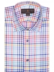 Multi-Color Twill Plaid Crespi IV Tailored Sport Shirt | Robert Talbott Sport Shirts Collection  | Sam's Tailoring Fine Men Clothing