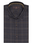 Oak Plaid Crespi IV Tailored Fit Sport Shirt | Robert Talbott Sport Shirts Collection  | Sam's Tailoring Fine Men Clothing