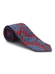 Wine, Blue & White Paisley Best of Class Tie | Best of Class Ties Collection | Sam's Tailoring Fine Men Clothing