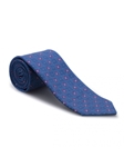 Blue, White & Lavender Carmel Print Best of Class Tie | Best of Class Ties Collection | Sam's Tailoring Fine Men Clothing