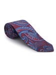 Blue, Red & Grey Paisley Heritage Best of Class Tie | Best of Class Ties Collection | Sam's Tailoring Fine Men Clothing