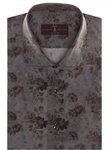 Lichen Poplin Print Estate Sutter Tailored Dress Shirt | Robert Talbott Dress Shirts Collection | Sam's Tailoring Fine Men Clothing