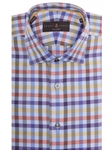 Multi Colored Check Crespi IV Tailored Sport Shirt | Sport Shirts Collection | Sams Tailoring Fine Men Clothing