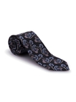 Black, Blue & White RT Copper Paisley Tie | Robert Talbott Ties | Sam's Tailoring Fine Men Clothing