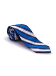 Blue, White, Red & Navy Stripe RT Market Street Tie | Robert Talbott Ties | Sam's Tailoring Fine Men Clothing