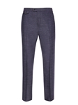 Blue Soft Luxe Flat Front Trouser | Hickey Freeman Men's Collection | Sam's Tailoring Fine Men Clothing