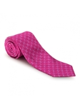 Dark Pink & Sky Geometric Carmel Print Best of Class Tie | Best of Class Ties Collection | Sam's Tailoring Fine Men Clothing