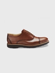 Whiskey Leather / Dark Chocolate Sole Market Cap Dress Shoes | Men's Dress Shoes | Sam's Tailoring Fine Men Clothing