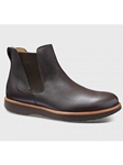 Dark Brown Leather /  Brown Sole Chelsea Boot | Men's Dress Shoes | Sam's Tailoring Fine Men Clothing