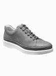 Pebble Gray Leather Hubbard Fast Walking Shoe | Men's Casual Shoes | Sam's Tailoring Fine Men Clothing