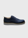 Navy Nubuck / Light Grey Sole Hubbard Free Casual Shoe | Men's Casual Shoes | Sam's Tailoring Fine Men Clothing