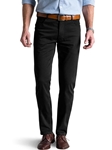 Black Diego Satin Swing Pocket Chino | Meyer Swing Pockets | Sam's Tailoring Fine Men Clothing