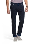 Black-Blue M5 Slim Super Stretch Clear Denim | Meyer Denim - Five Pocket | Sam's Tailoring Fine Mens Clothing