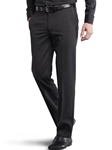 Charcoal Roma Regular Fit Feingabardine Trouser | Meyer Trousers/Chinos |  Sam's Tailoring Fine Men Clothing
