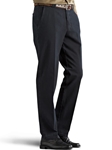 Black Roma T400 Core Spun Denim Chino | Meyer Trousers/Chinos |  Sam's Tailoring Fine Men Clothing