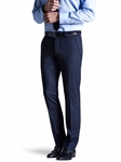 Navy Bonn Feingabardine Bi Stretch Trouser | Meyer Trousers/Chinos |  Sam's Tailoring Fine Men Clothing