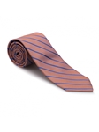 Blue and Orange Super Stripe Best of Class Tie | Best of Class Ties Collection | Sam's Tailoring Fine Men Clothing
