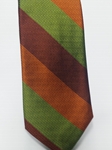 Wine, Orange and Green Stripe Estate Tie | Estate Ties Collection | Sam's Tailoring Fine Men Clothing