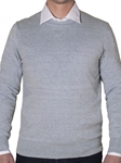 Robert talbott Solid Grey Sawyer - Performance Jersey Sweater LS786-02| Sam's Tailoring Fine Men's Clothing