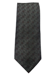 Robert Talbott Black with Geometric Pattern 7 Fold Sudbury Tie 321123-15|Sam's Tailoring Fine Men's Clothing