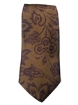 Robert Talbott Golden With Floral Design Estate Ambassador Tie 321123-48|Sam's Tailoring Fine Men's Clothing